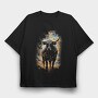 Bull Zodiac Taurus, Tricou Oversize Barbati (Unisex)