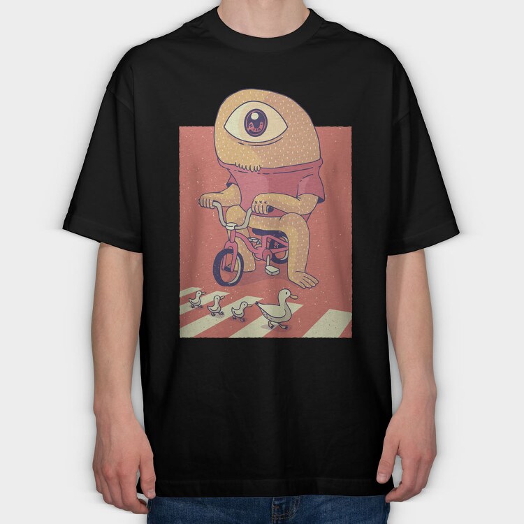 Cyclop Ducks, Tricou Oversize Barbati (Unisex)