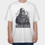 Skull Soldier Game, Tricou Oversize Barbati (Unisex)
