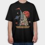 Pirate Astronaut, Tricou Oversize Barbati (Unisex)