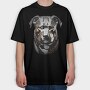 Pitbul Chrome, Tricou Oversize Barbati (Unisex)