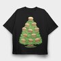 Burger Tree, Tricou Oversize Barbati (Unisex)