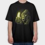 Gorilla Shining Banana, Tricou Oversize Barbati (Unisex)