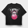 Pitbull Bubblegum, Tricou Oversize Barbati (Unisex)