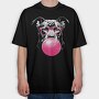 Pitbull Bubblegum, Tricou Oversize Barbati (Unisex)