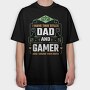 Dad Gamer, Tricou Oversize Barbati (Unisex)
