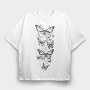 Butterflies Flying, Tricou Oversize Barbati (Unisex)
