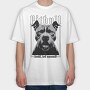 Pitbull Portrait, Tricou Oversize Barbati (Unisex)
