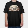 Gravel Bike, Tricou Oversize Barbati (Unisex)
