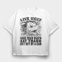 Live Ugly, Tricou Oversize Barbati (Unisex)