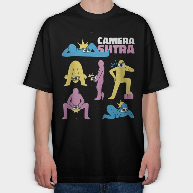 Camersutra, Tricou Oversize Barbati (Unisex)