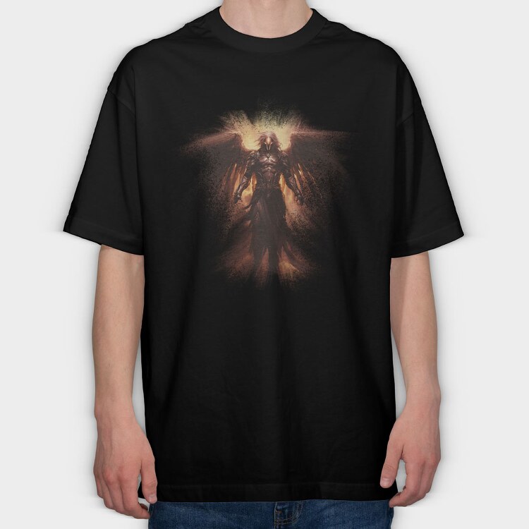 Dark Angel, Tricou Oversize Barbati (Unisex)
