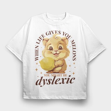 When Life Gives You Melons, Tricou Oversize Barbati (Unisex)