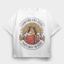 Camping and Beer 2, Tricou Oversize Barbati (Unisex)
