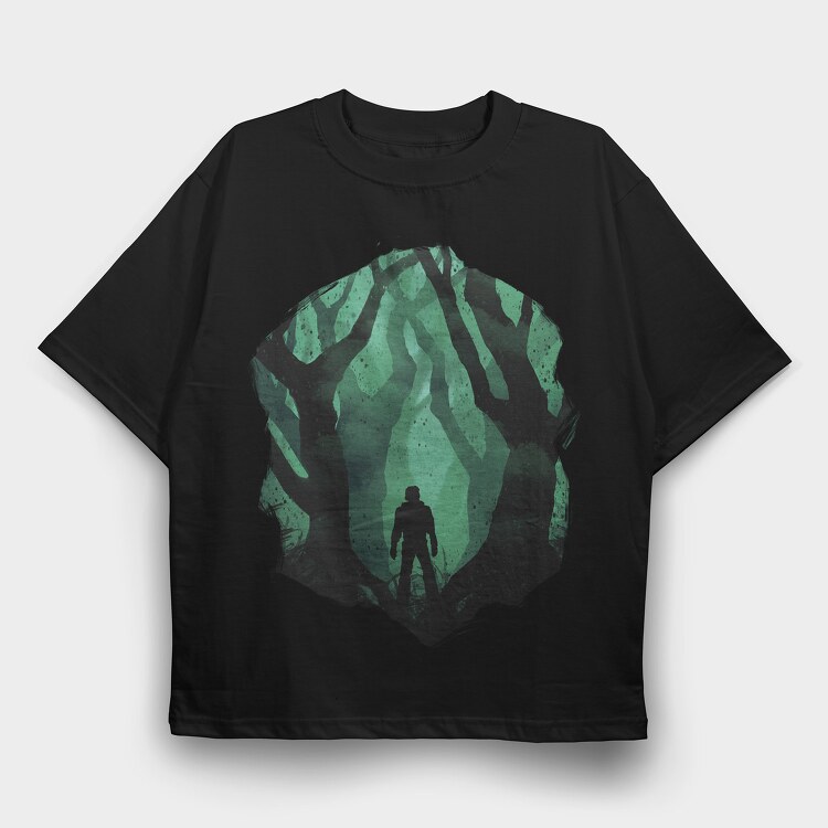 Dark Forest, Tricou Oversize Barbati (Unisex)