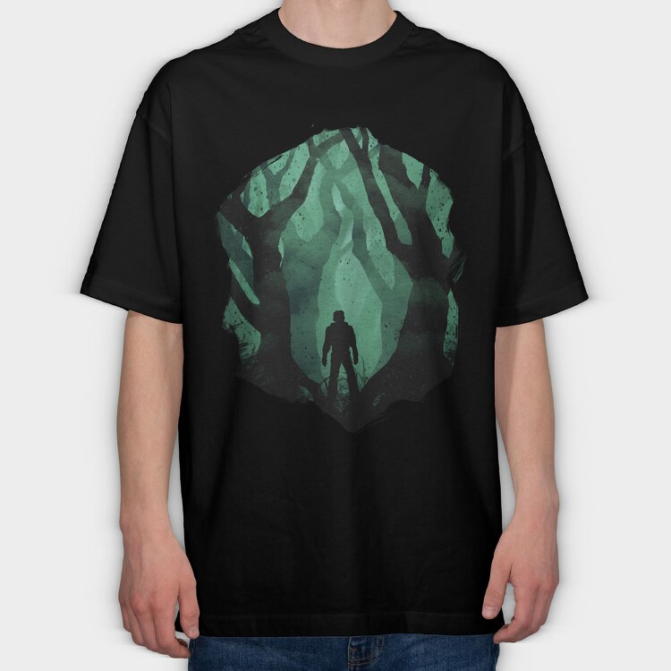 Dark Forest, Tricou Oversize Barbati (Unisex)