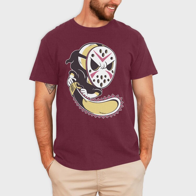Grim Reaper Hockey Mask, Tricou Barbati (Unisex)