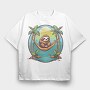 Sloth in a Hammock, Tricou Oversize Barbati (Unisex)