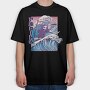 Grim Reaper Surf, Tricou Oversize Barbati (Unisex)