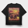 Wild Bear Forest, Tricou Oversize Barbati (Unisex)