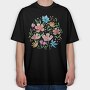 Wild Flowers, Tricou Oversize Barbati (Unisex)