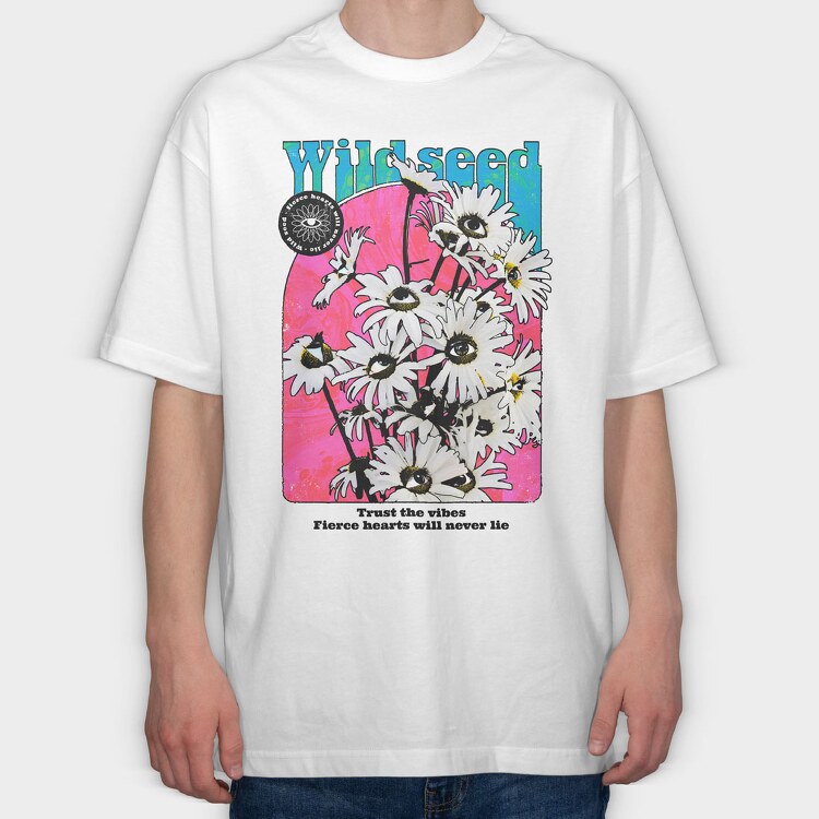 Wild Seed, Tricou Oversize Barbati (Unisex)