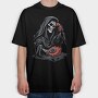 Death at Phone, Tricou Oversize Barbati (Unisex)