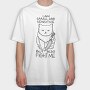 Small and Sensitive Cat, Tricou Oversize Barbati (Unisex)