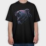 Grizzly Bear Roaring, Tricou Oversize Barbati (Unisex)
