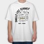 Smells Like Summer Dog, Tricou Oversize Barbati (Unisex)