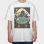 Poker Dogs, Tricou Oversize Barbati (Unisex)
