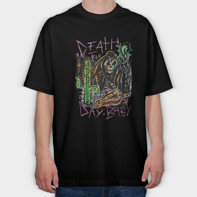 Death Day, Tricou Oversize Barbati (Unisex)