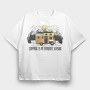 Camping Season, Tricou Oversize Barbati (Unisex)