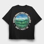 Smoky Mountains Are Calling, Tricou Oversize Barbati (Unisex)