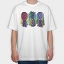Pop Art Pineapple, Tricou Oversize Barbati (Unisex)