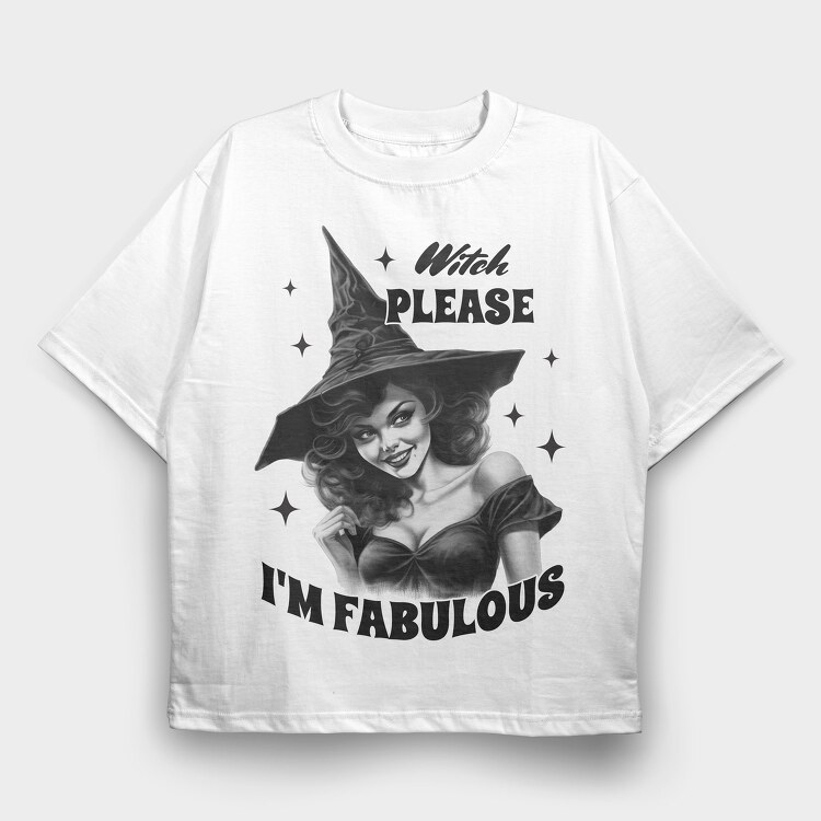 Witch, Tricou Oversize Barbati (Unisex)