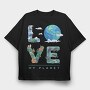 Love My Planet, Tricou Oversize Barbati (Unisex)