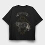 Canis Lupus, Tricou Oversize Barbati (Unisex)