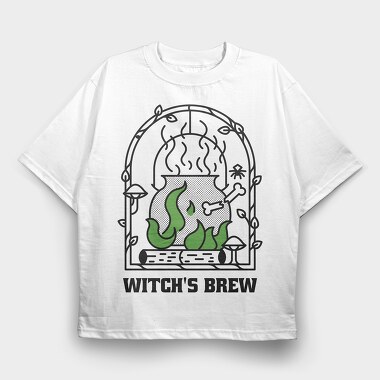 Witchs Brew, Tricou Oversize Barbati (Unisex)