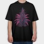 Cannabis Plant, Tricou Oversize Barbati (Unisex)