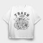 Possum Trash Love, Tricou Oversize Barbati (Unisex)