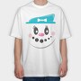 Snow Man Face 3, Tricou Oversize Barbati (Unisex)
