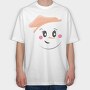 Snow Man Face 5, Tricou Oversize Barbati (Unisex)