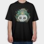 Wizard Frog Skull, Tricou Oversize Barbati (Unisex)