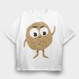 Potato, Tricou Oversize Barbati (Unisex)