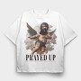 Prayed Up, Tricou Oversize Barbati (Unisex)