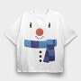 Snowman Suit, Tricou Oversize Barbati (Unisex)