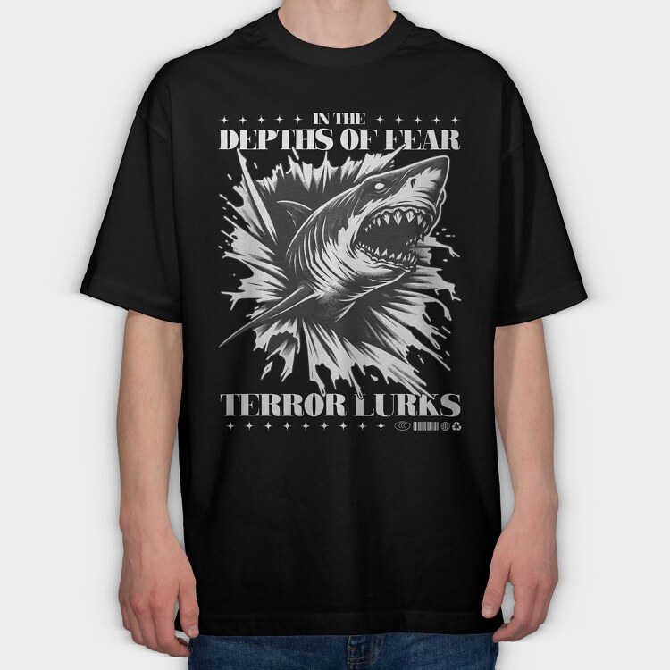 Depths of Fear, Tricou Oversize Barbati (Unisex)