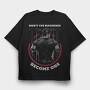 Machine Exercise, Tricou Oversize Barbati (Unisex)