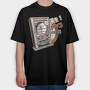 Machine, Tricou Oversize Barbati (Unisex)